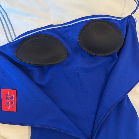 SOLACE LONDON Bysha Maxi Dress Strapless, Royal Blue (Never Worn--NWOT) - Picture 3 of 3